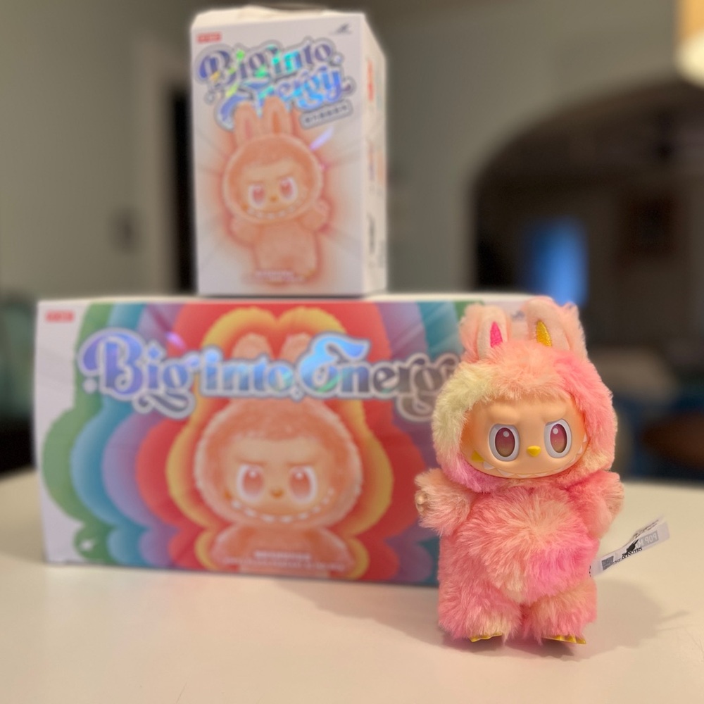 Loyalty Big Into Energy Series Labubu Pink Lemonade